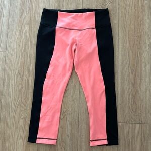 Lululemon Athletica Black and Pink Leggings